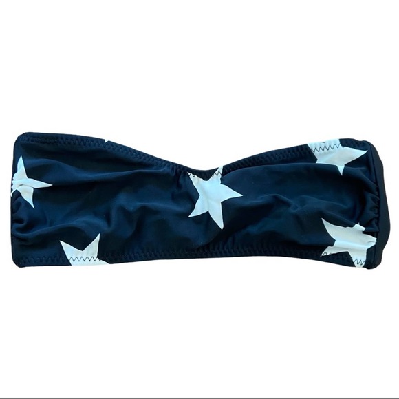 Norma Kamali Other - Norma Kamali Stars Pattern Bendau Bikini Top XS